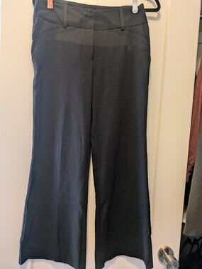Black wide-leg "Margaret M" trousers - size 4